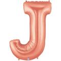 Loftus International Megaloon Letter J Rose Gold Balloon B1-5910RG